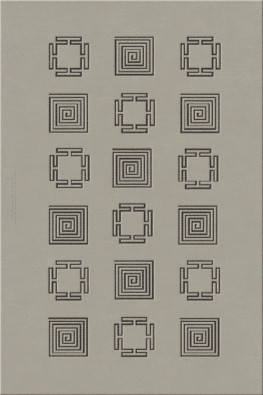 Anna-Veda 11318-element meander- handgefertigter Teppich,  getuftet (Indien), 24x24 5ply Qualität